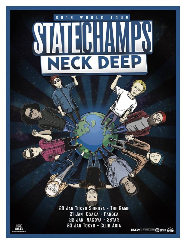 NEWS】State ChampsとNeck Deepの来日ツアーが決定 | NM MAGAZINE