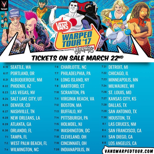 WarpedTourDates